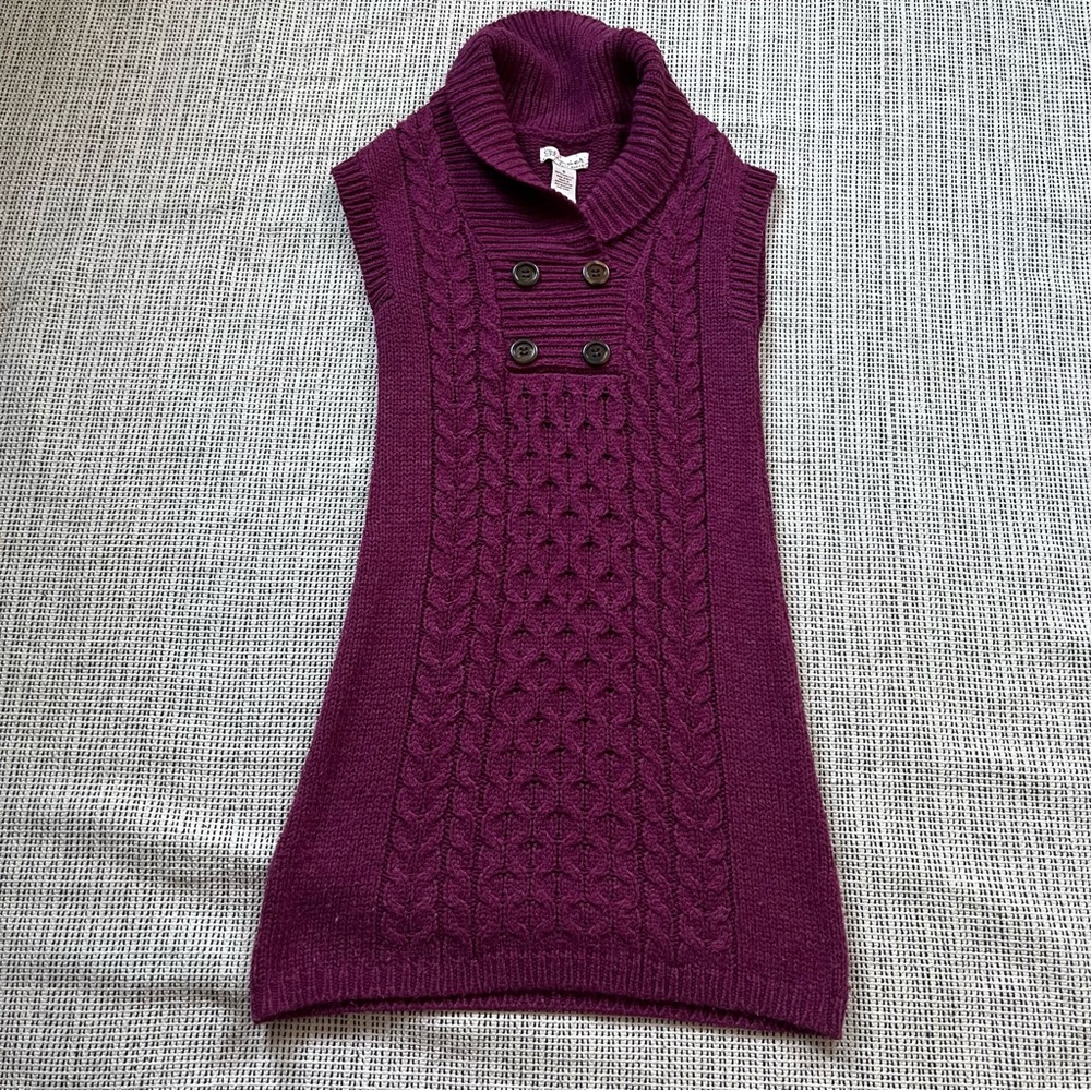 Glimmer BY JJ BASIC Fuchsia Sweater Dress Size S